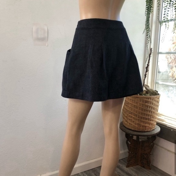 Theory Saldia Tern virgin wool short skirt gray size:12 - Picture 15 of 16